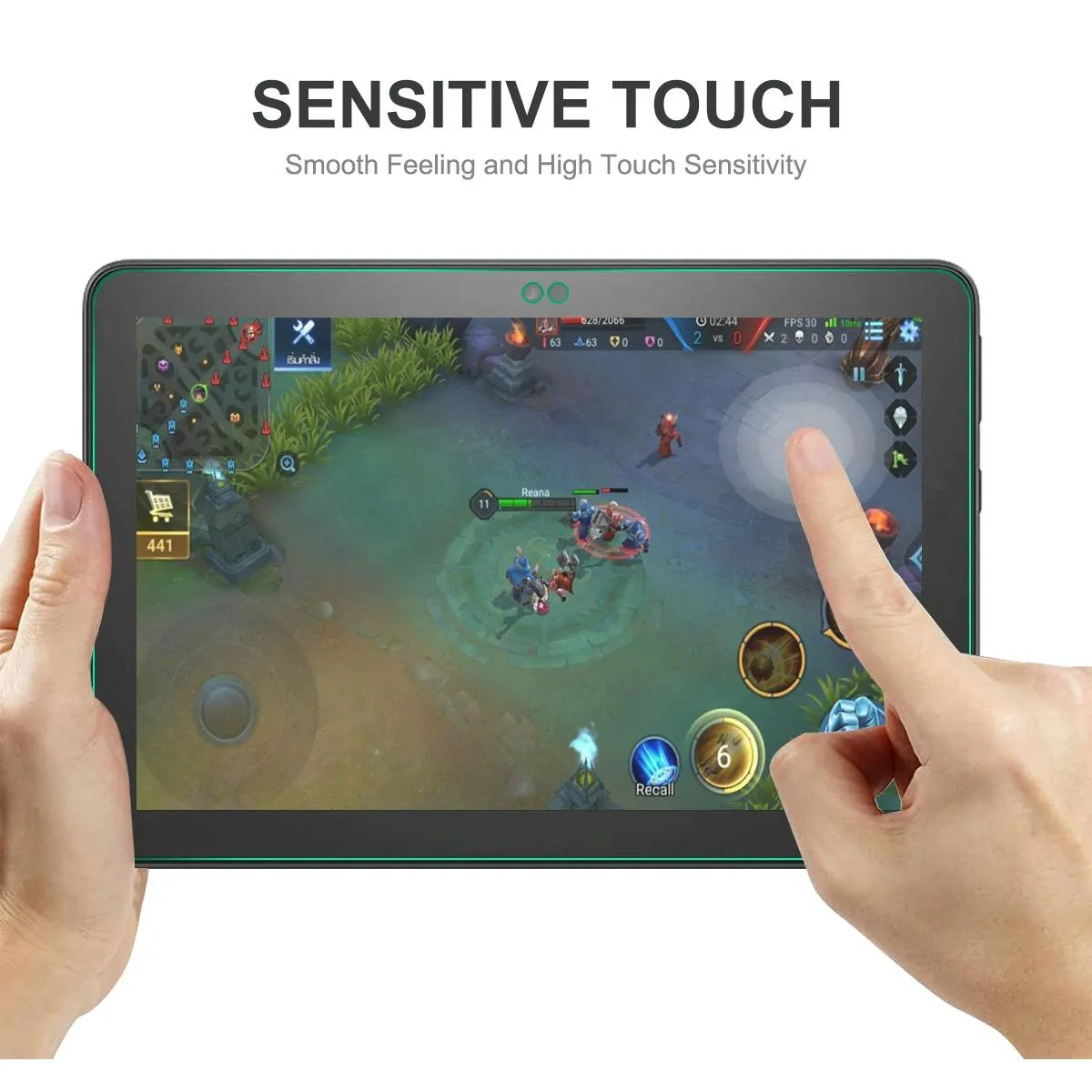 0.33Mm Tempered Glass Protector For Amazon Fire Hd 8 / 8 Plus 2020 - Anti-Scratch Film