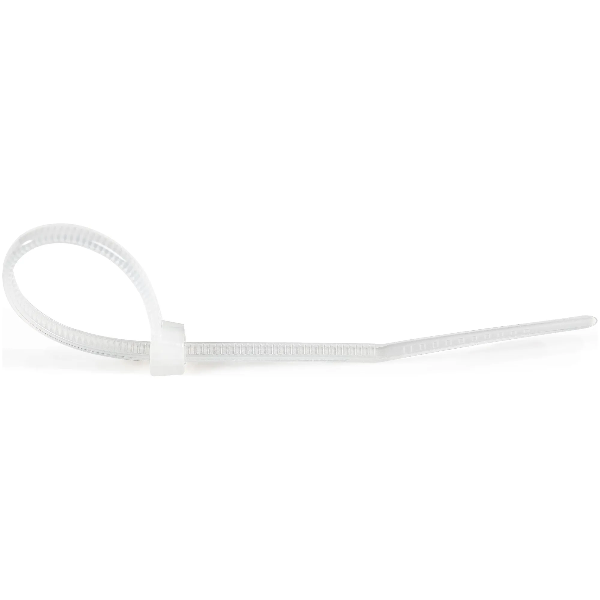 100 Pack 4 Cable Ties -White