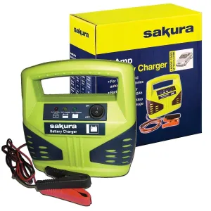 12 Volt 4 Amp Car Battery Charger up to 1.2L