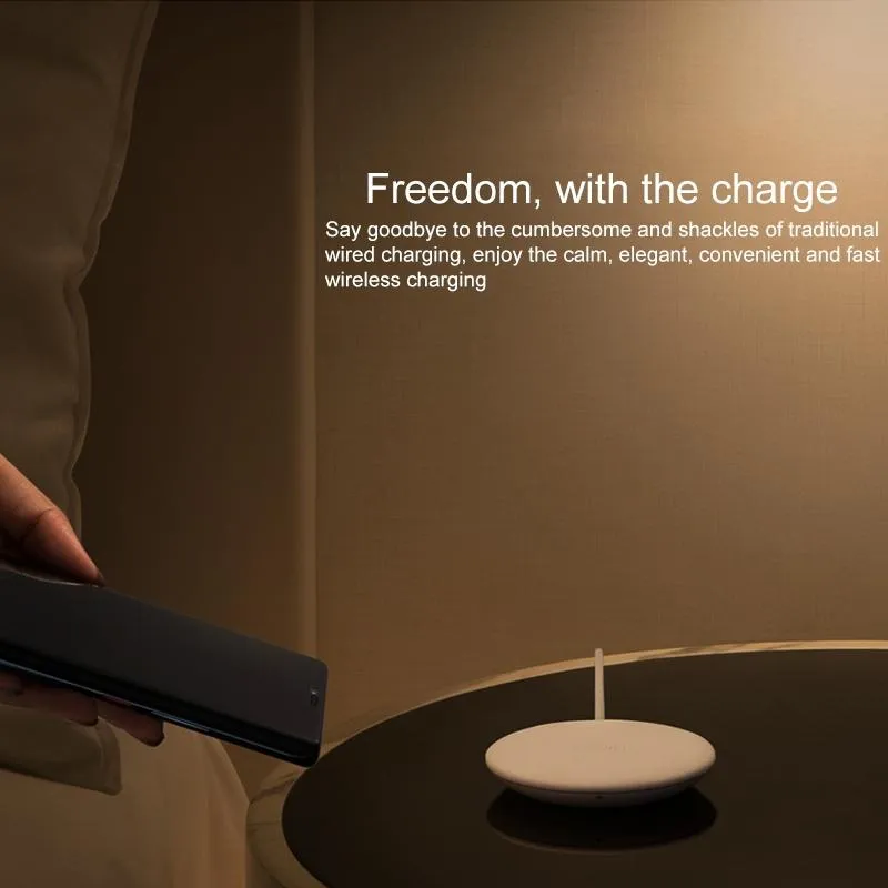 15W Fast Wireless Charger With 5A Cable & 10V / 4A Plug