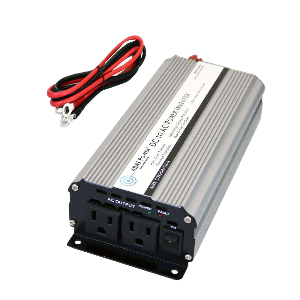 Aims Power PWRINV800W 800 Watt Power Inverter with Cables New