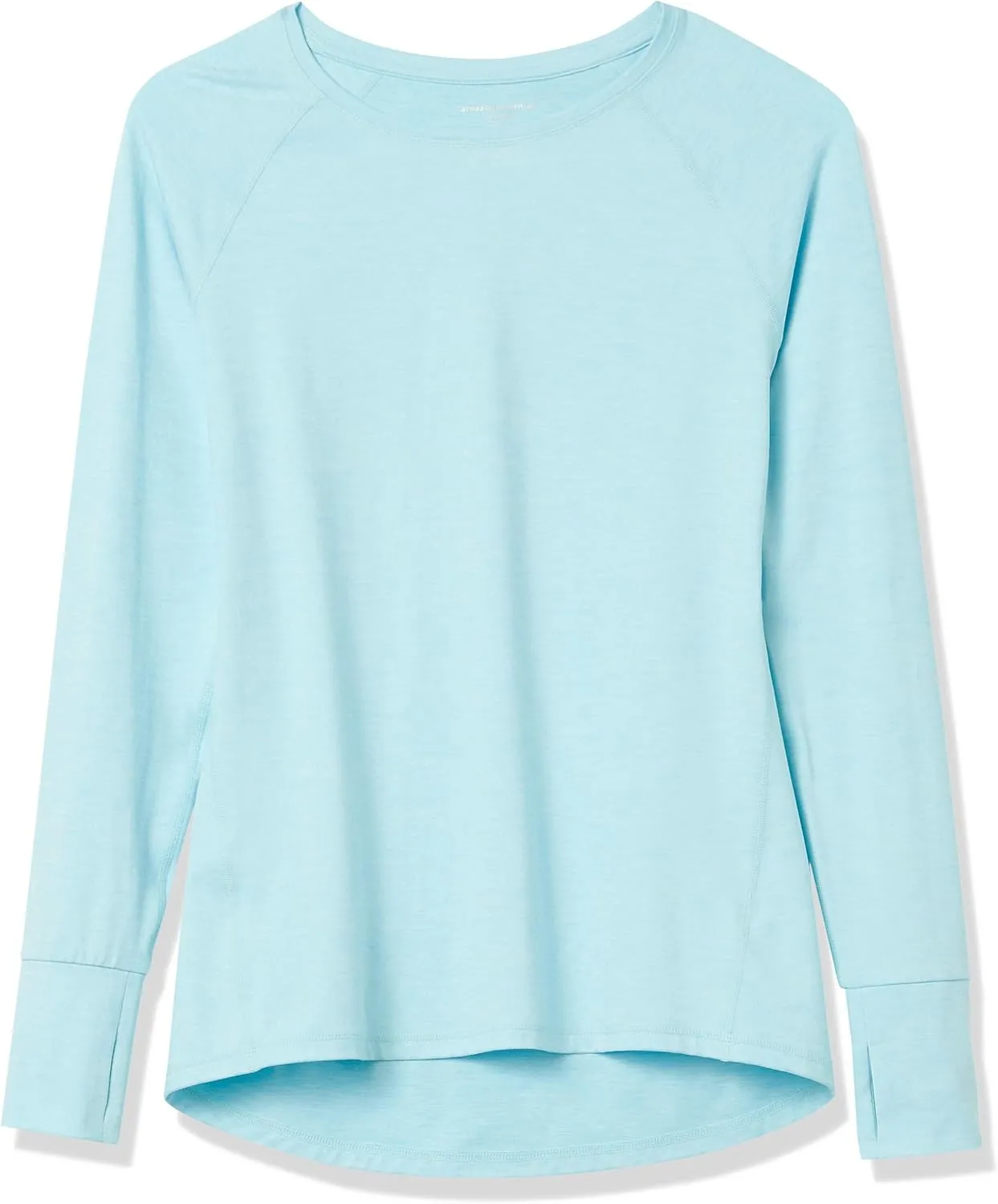 Amazon Essentials Women's Brushed Tech Stretch Long-Sleeve Crewneck Shirt (Available in Plus Size)