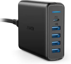 Anker Powerport Speed PD 5 60w Black - A2056K11