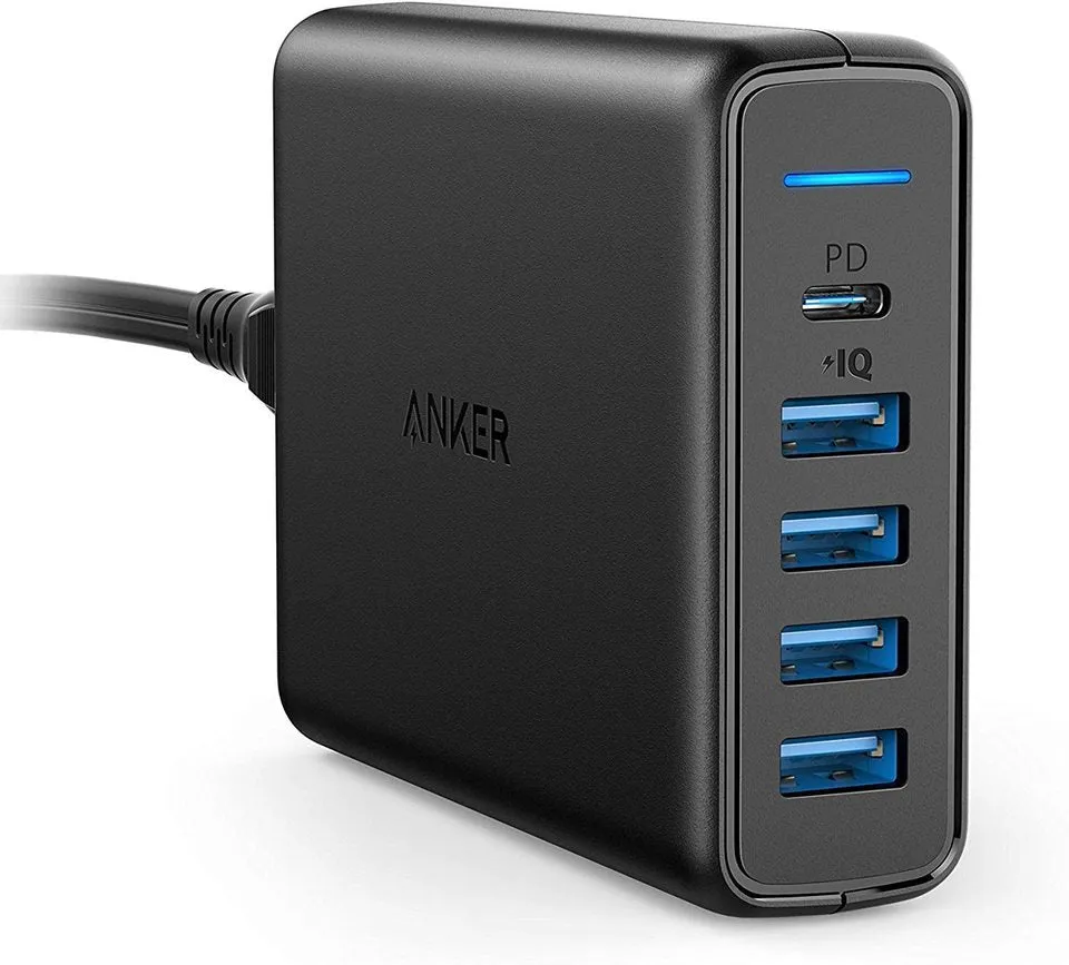 Anker Powerport Speed PD 5 60w Black - A2056K11