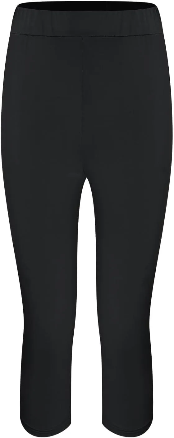 Capri Leggings for Women High Waist Tummy Control Summer Beach Pants Lightweight Stretchy Workout Yoga Leggings Cropped Pants
