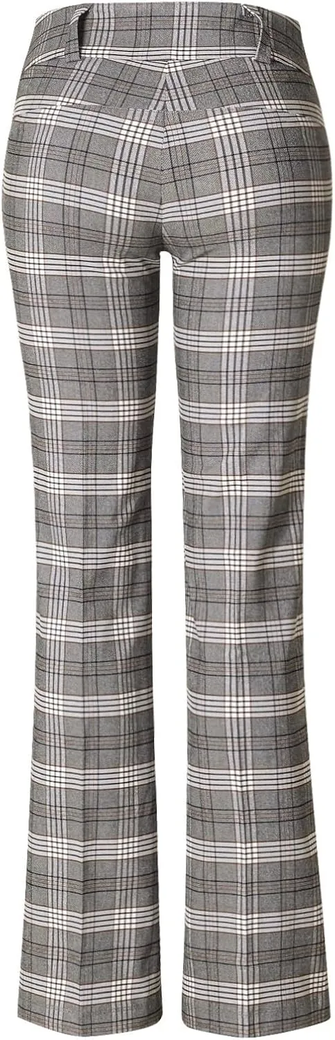 Design by Olivia Women's Ultra Stretch Comfy Millennium Bootcut Dress Pants Work Business Office Trousers