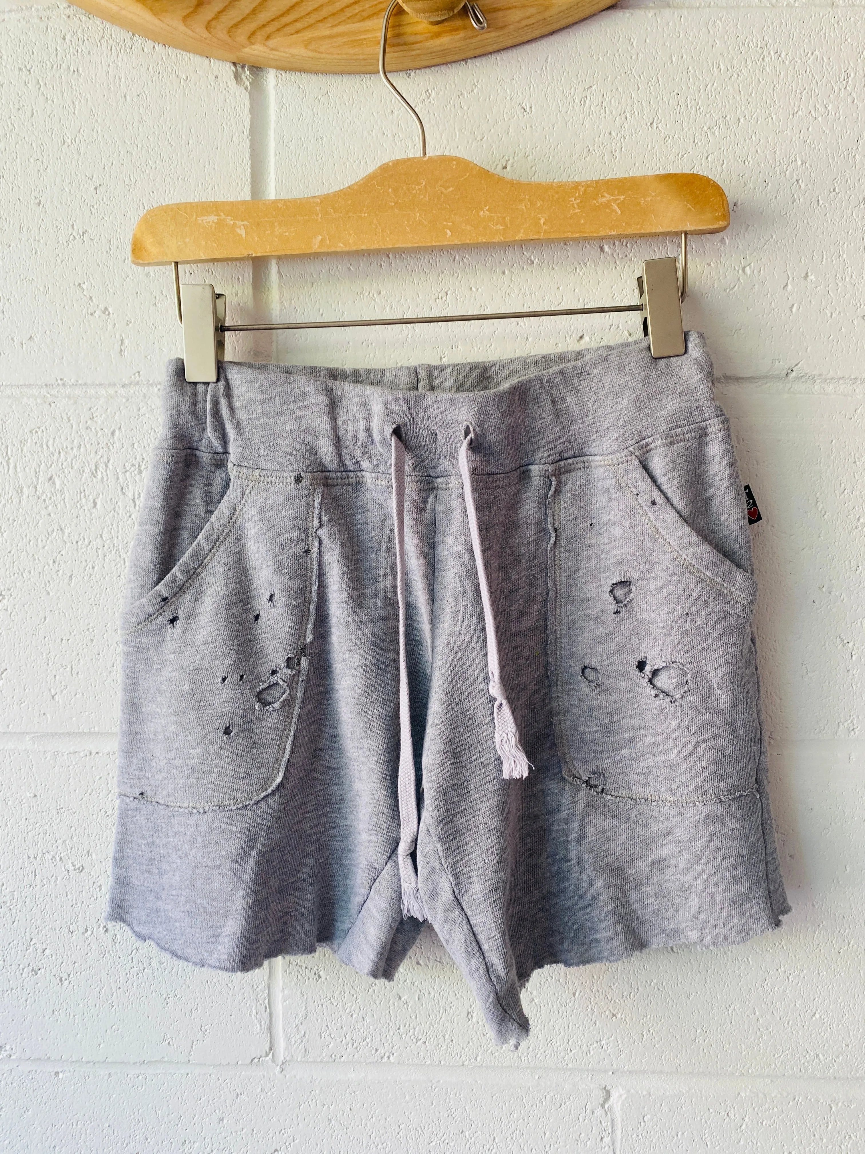 Distressed Jersey Shorts, 8 years