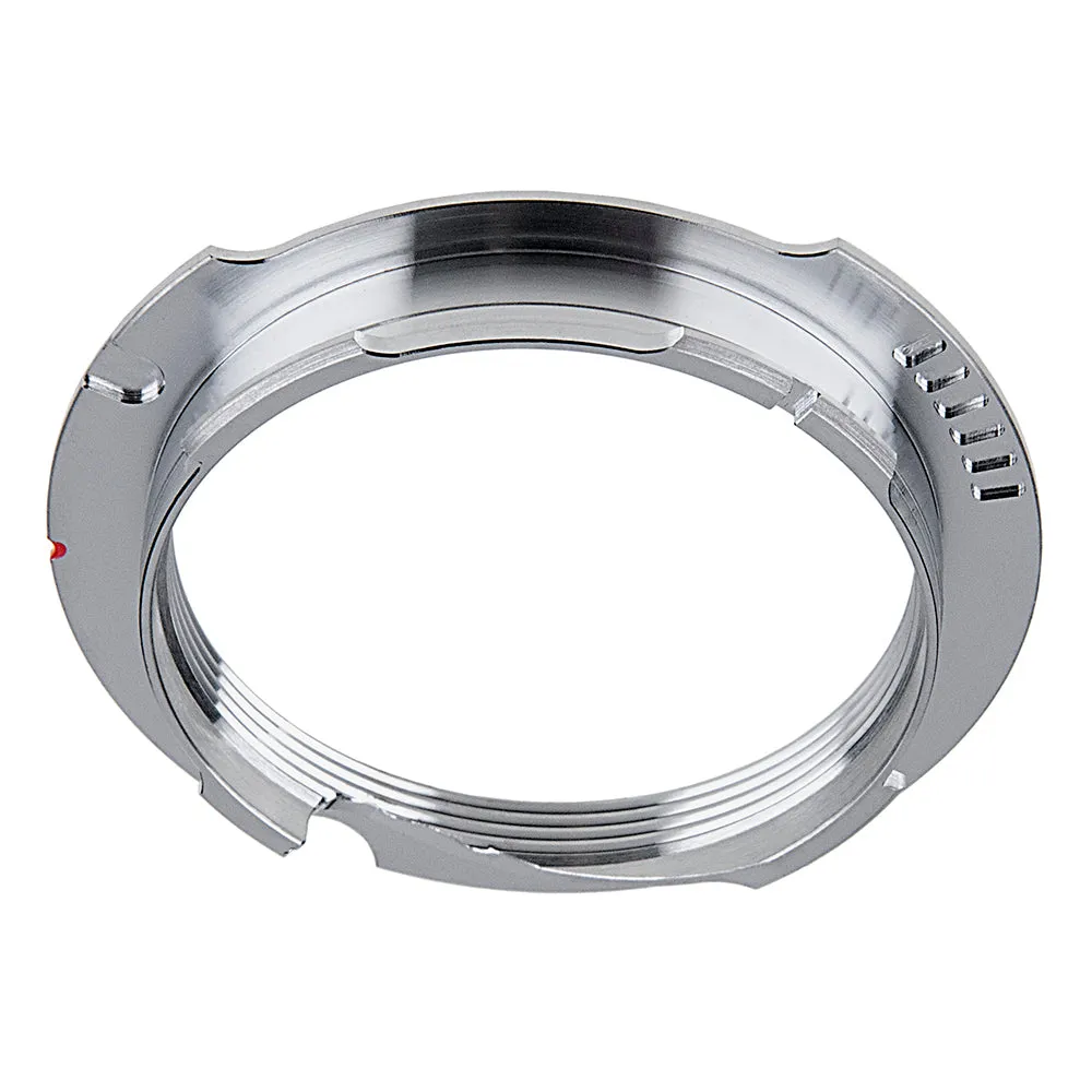 Fotodiox Pro Lens Adapter with Leica 6-Bit M-Coding - Compatible with L39/LTM (x0.977 Pitch TPI 26) Leica Thread Mount Lenses to Leica M Mount Rangefinder Cameras with 28mm/90mm Frame Lines