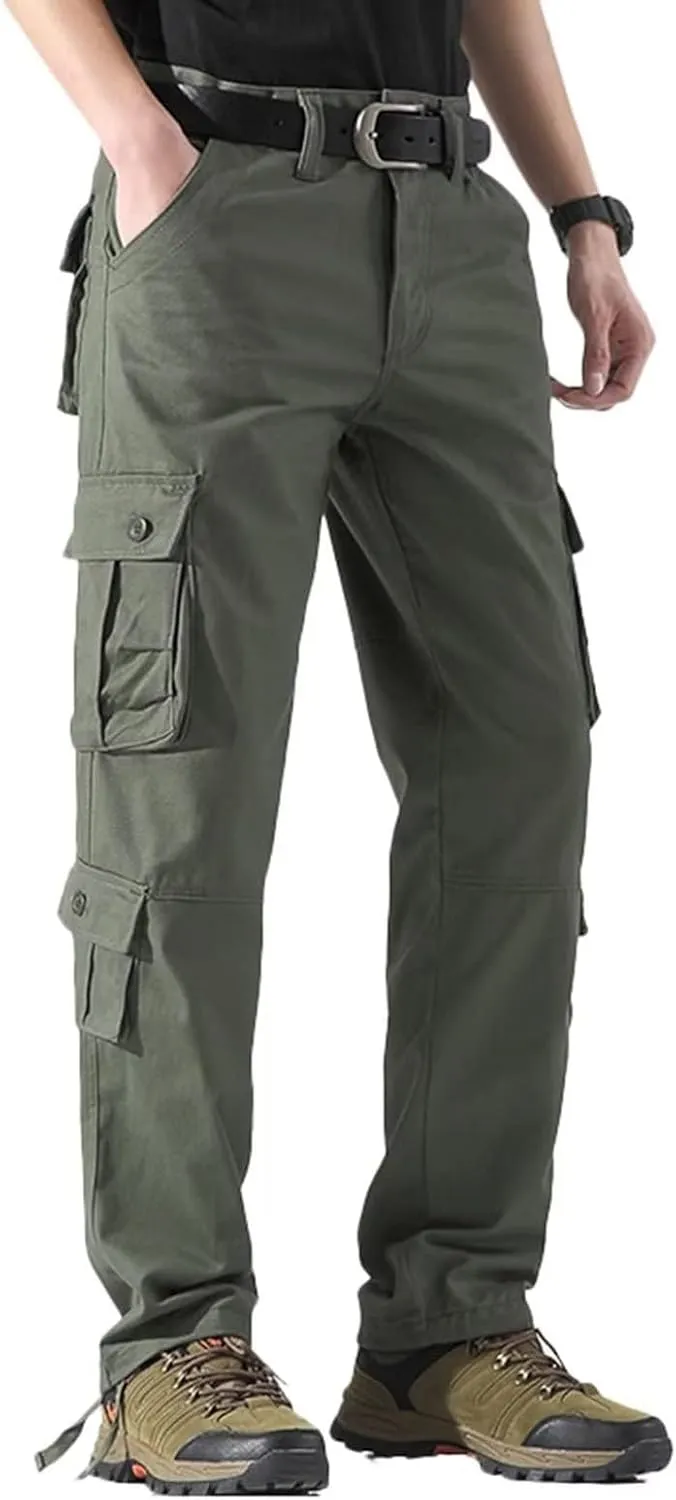 GIERIDUC Men's Hiking Cargo Pants Lightweight Outdoor Travel Pants for Men with Multi-Pockets Fishing Camping Work Cargo Pant