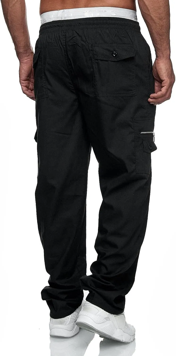 GIERIDUC Mens Sportswear Club Fleece Joggers Mens White Linen Dress Pants Mens Fleece Jogging Bottoms Mens Tall Thermal Pants