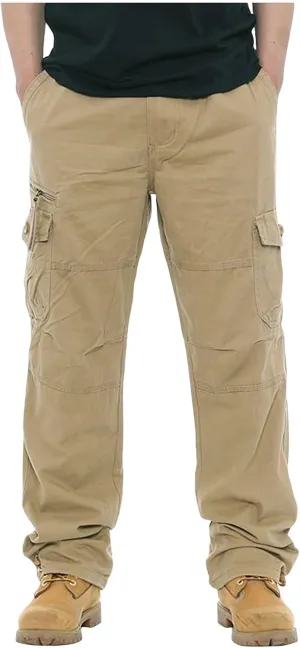 GOFULY Men Cargo Pants Slim with Pockets Fashion Pants Ripstop Stretch Special Occasions Sweatpants Baggy Tactical Pants