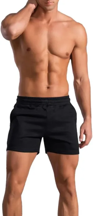 GYMAPE Men Bodybuilding Gym Workout 5 inch Sports Running Fitness Shorts