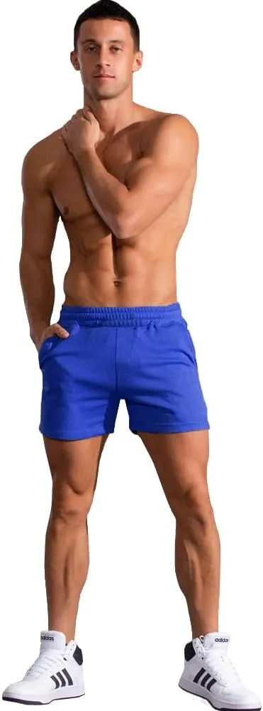 GYMAPE Men Bodybuilding Gym Workout 5 inch Sports Running Fitness Shorts