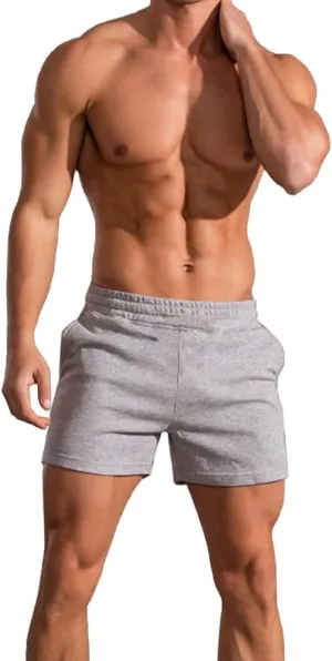 GYMAPE Men Bodybuilding Gym Workout 5 inch Sports Running Fitness Shorts
