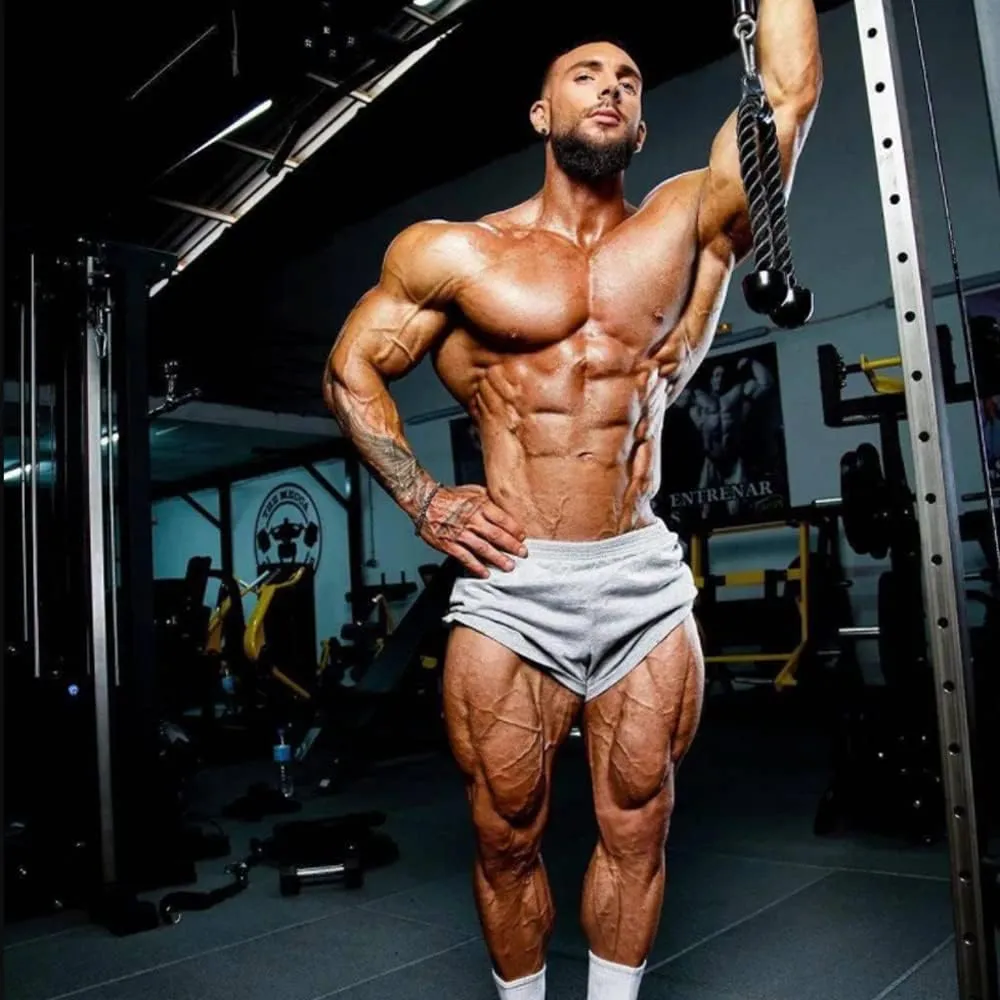 GYMAPE Men Bodybuilding Gym Workout 5 inch Sports Running Fitness Shorts