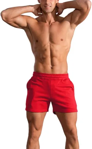 GYMAPE Men Bodybuilding Gym Workout 5 inch Sports Running Fitness Shorts