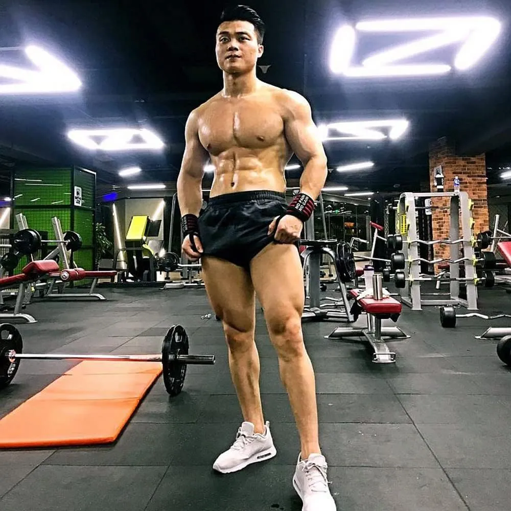 GYMAPE Men Bodybuilding Gym Workout 5 inch Sports Running Fitness Shorts