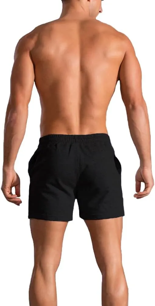 GYMAPE Men Bodybuilding Gym Workout 5 inch Sports Running Fitness Shorts