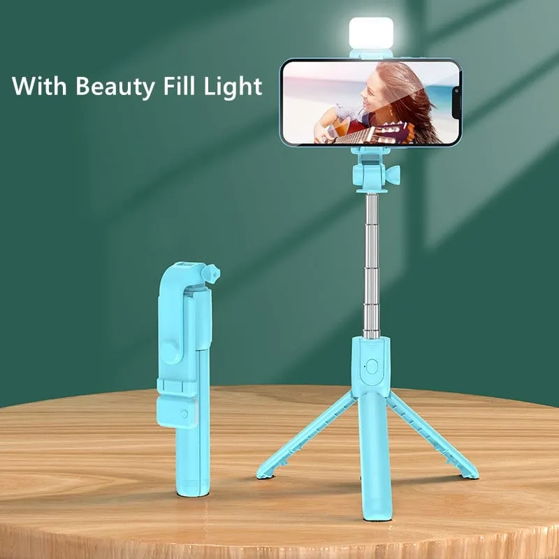 HOT SALE2024 New Portable Wireless Bluetooth Selfie Stick