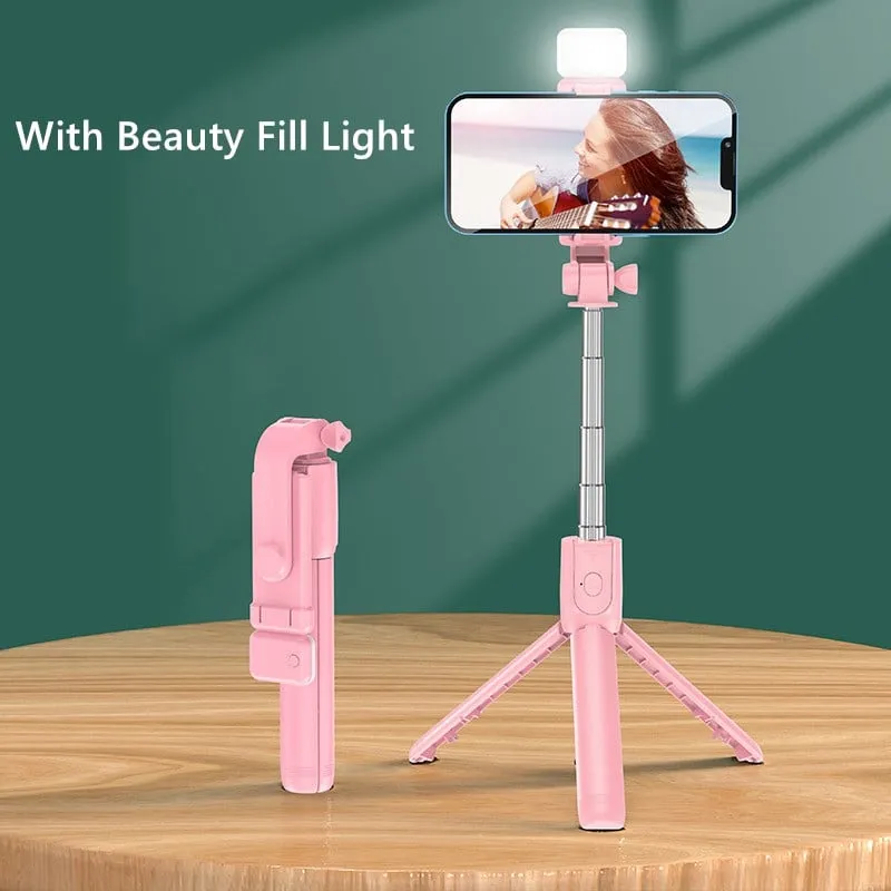 HOT SALE2024 New Portable Wireless Bluetooth Selfie Stick