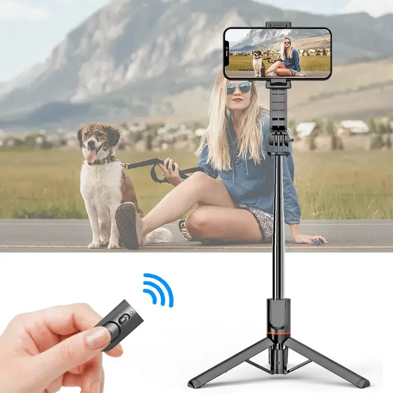 HOT SALE2024 New Portable Wireless Bluetooth Selfie Stick