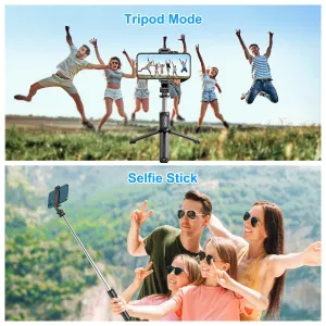 HOT SALE2024 New Portable Wireless Bluetooth Selfie Stick