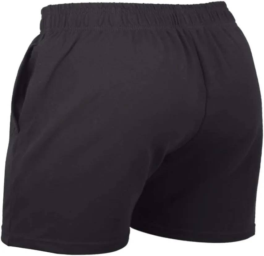 JEEING GEAR Men's Bodybuilding Workout Gym Shorts 3" 5" Inseam Sports Training Cotton with Pocket