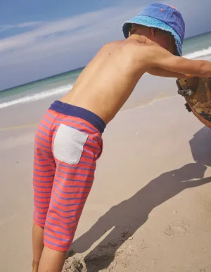 Jersey Baggies-Jam Red/Blue Heron