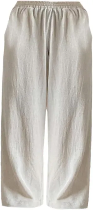 Linen Wide Leg Pants Women Summer Leg Cotton Linen Trousers High Linen Pants for Women