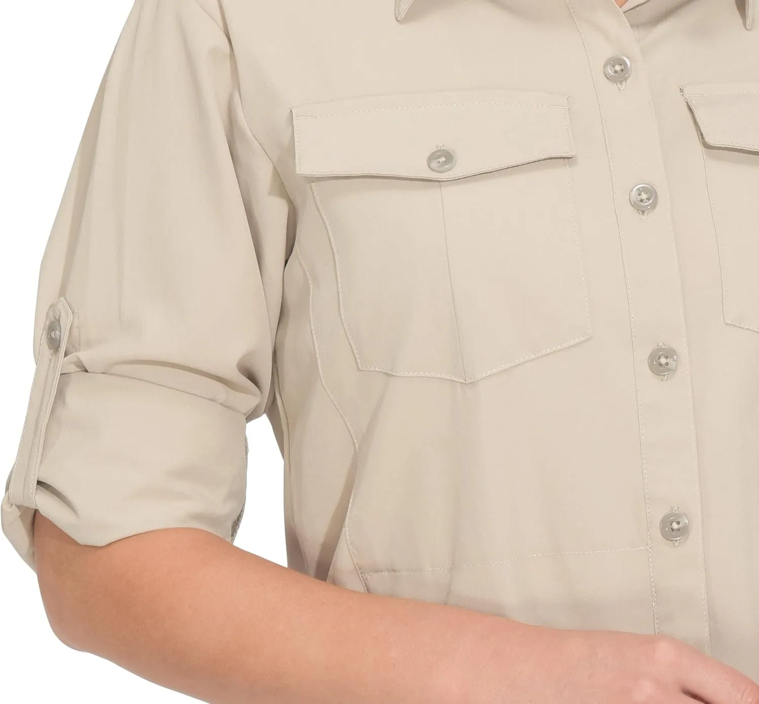 Little Donkey Andy Women's Stretch Quick Dry UPF50  Long Sleeve Shirt for Hiking, Travel, Camping