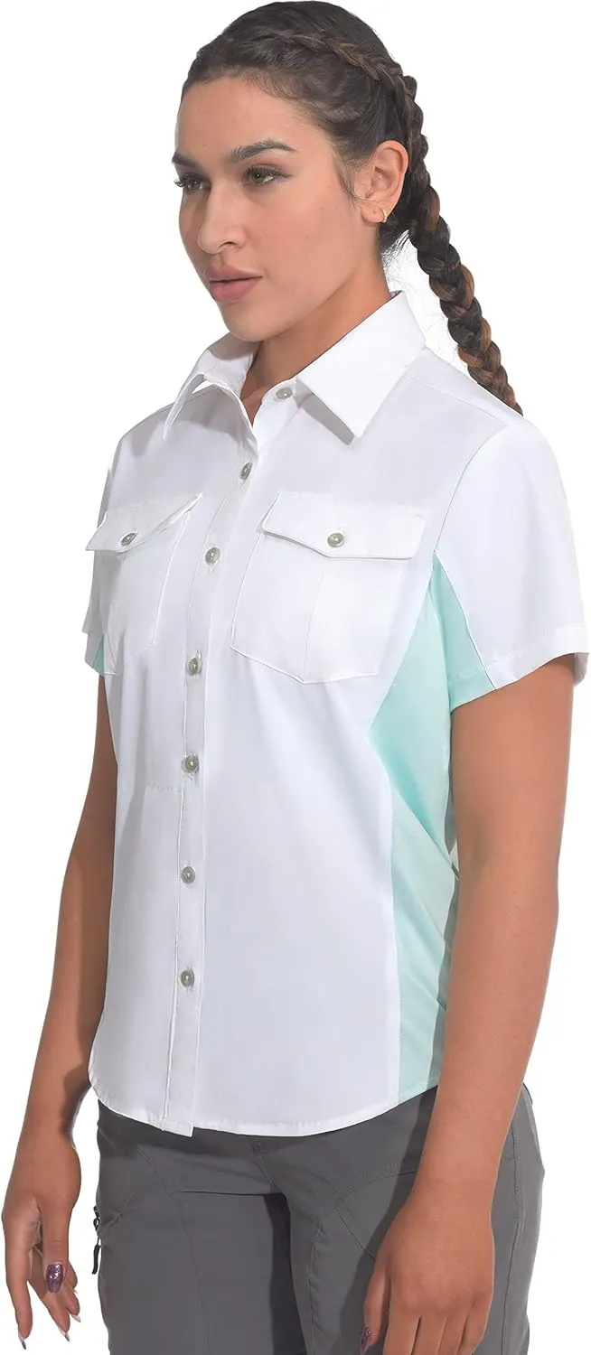 Little Donkey Andy Women's Stretch Quick Dry UPF50  Short Sleeve Shirt for Hiking, Travel, Camping