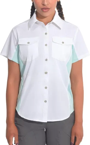Little Donkey Andy Women's Stretch Quick Dry UPF50  Short Sleeve Shirt for Hiking, Travel, Camping