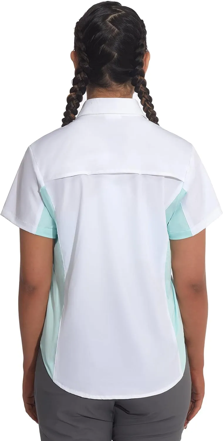 Little Donkey Andy Women's Stretch Quick Dry UPF50  Short Sleeve Shirt for Hiking, Travel, Camping