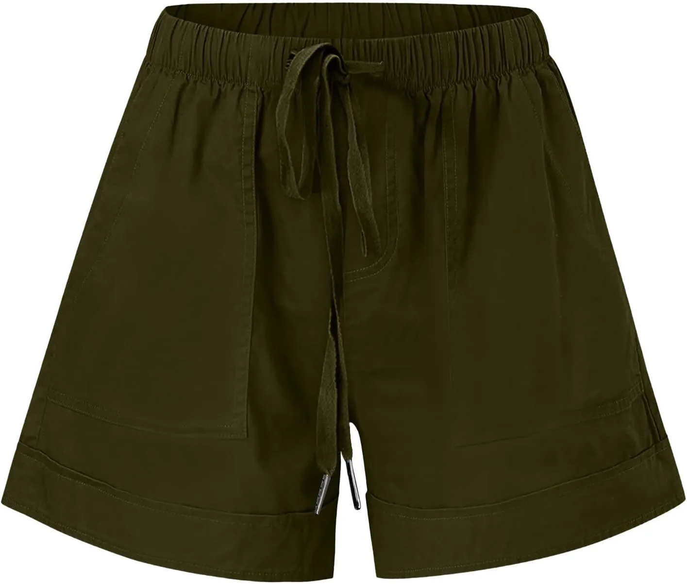 LRMQS Womens Shorts Casual with Pockets Drawstring Elastic Waist Cotton Plus Size Beach Vacation Trendy 2025 Summer Clothes