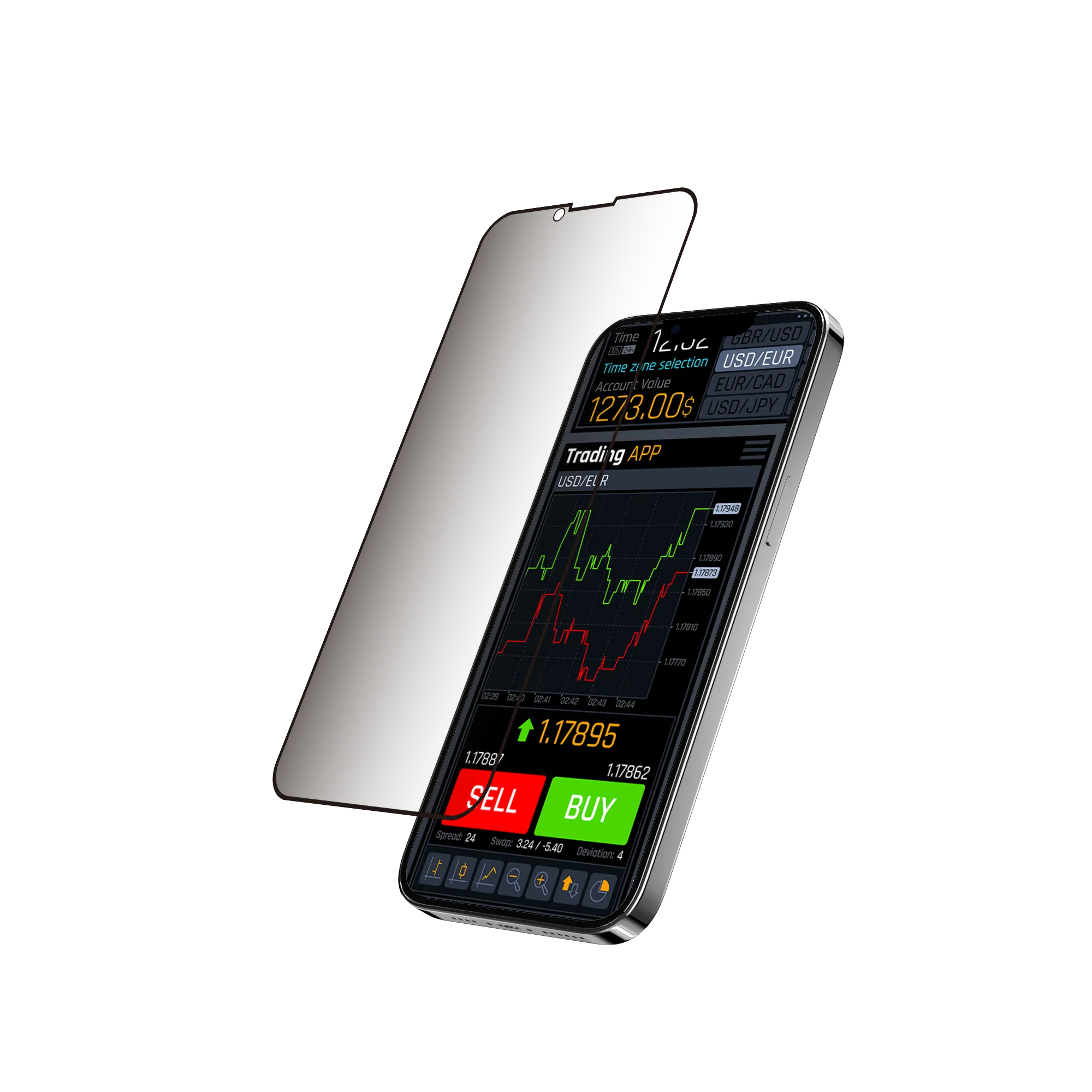 MagEasy Vetro Privacy Screen Protector for iPhone 14 Series