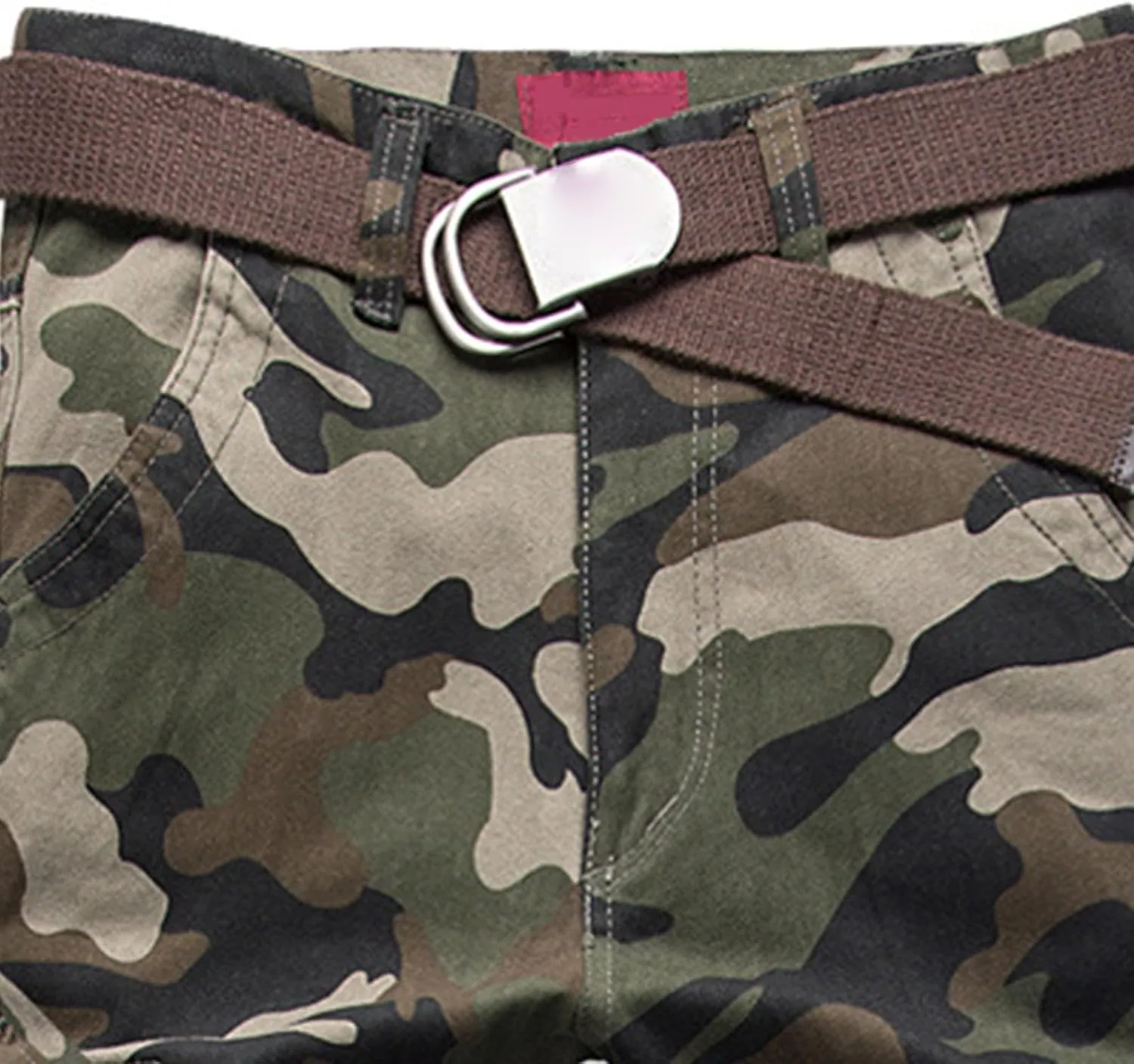 Men's Fleece Sweatpants Pants Men's Elastic Multi Pocket Pants Outdoor Straight Tube Quick Dry Cargo Hiking Pants