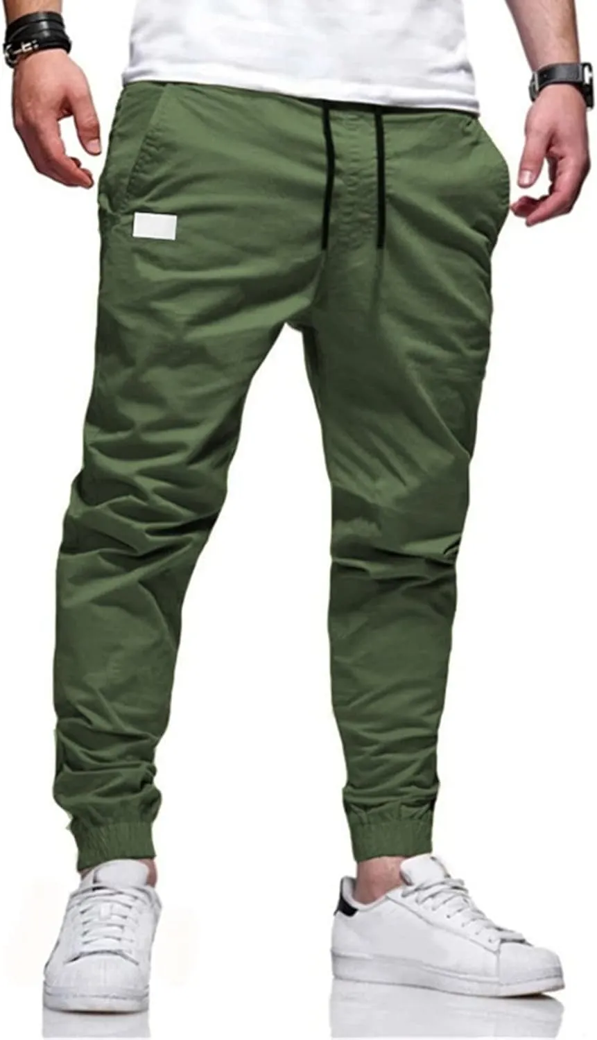 Mens Linen Cotton Pants Lightweight Mens Hiking Pants Cargo Pant Zipper Pocket Streetwear Pants Men White Loose Pant