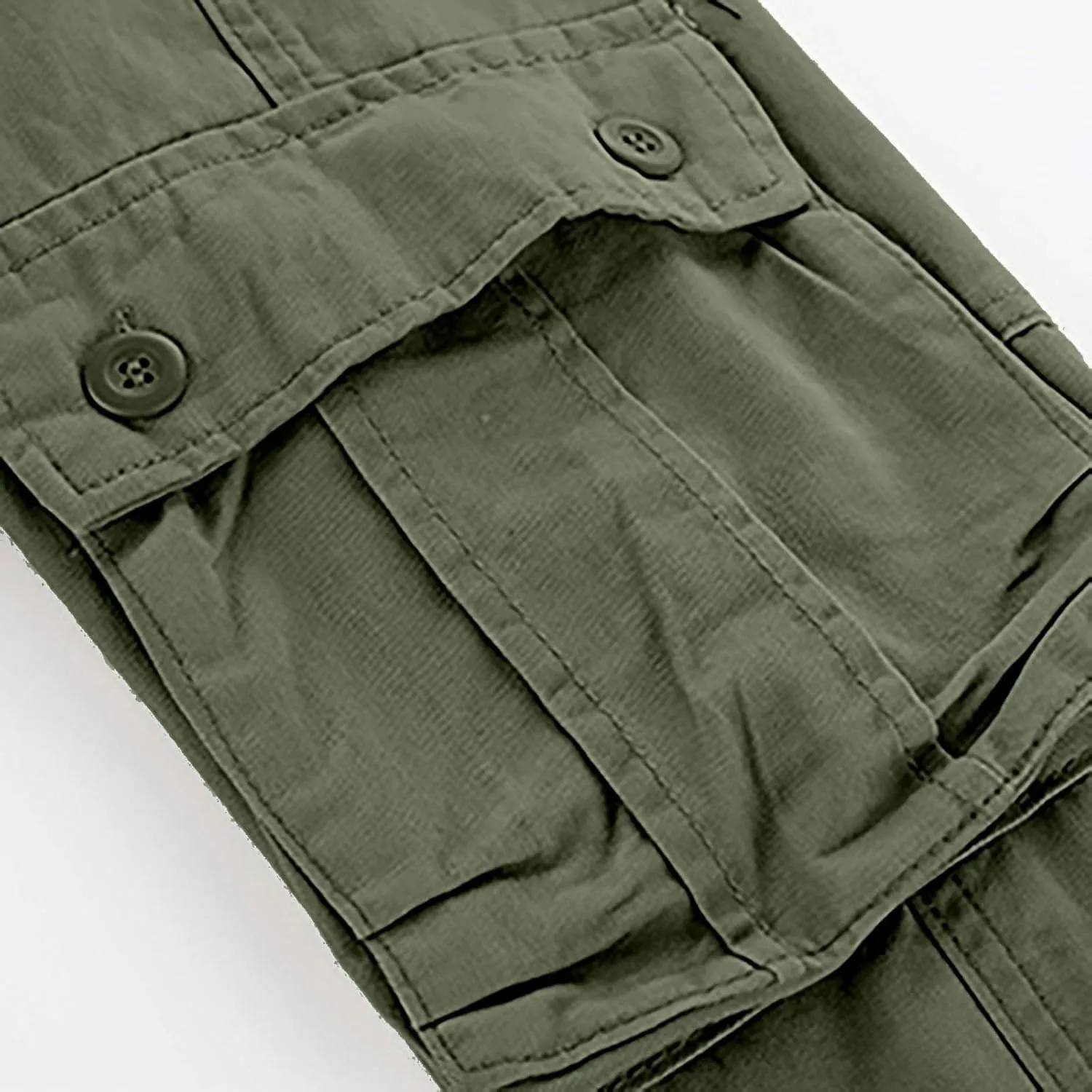 Mens Outdoor Fashion Cargo Pants Military Baggy Comfy Overalls Tactical Combat Simple Solid Color Multi-Pocket Hiking Trouser