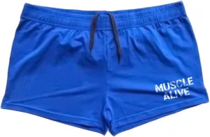 Muscle Alive Mens Bodybuilding Shorts 3" Inseam Cotton