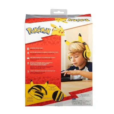 Open Box - eKids Pokemon Bluetooth Wireless Headphones - Yellow