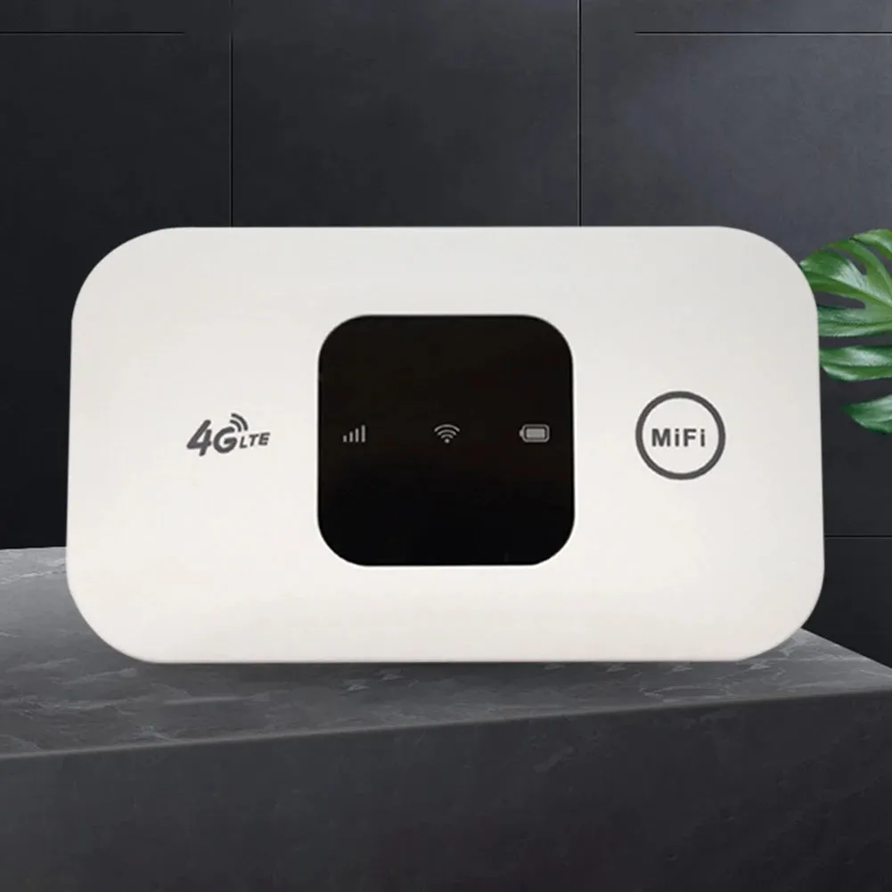 Portable 4G Pocket WiFi Router 150Mbps Mobile Hotspot with Wide Coverage Broadband SIM Card Slot