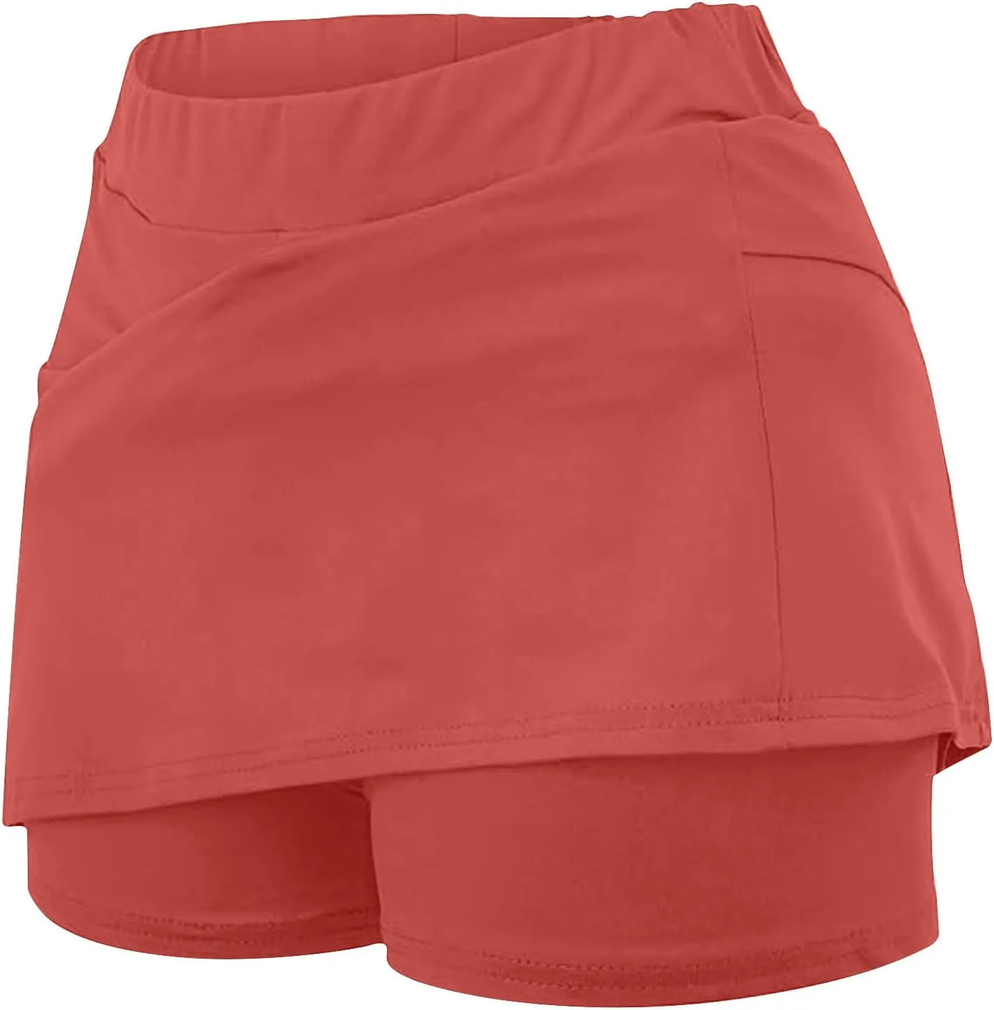 Skorts for Woman Fashion High Waist Skirts Inner Shorts 2025 Summer Solid Golf Skirt Pants Gym Yoga Running Clothes