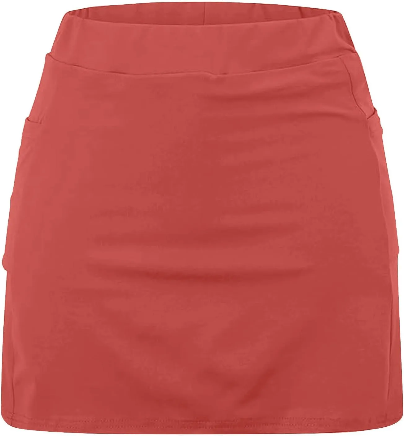 Skorts for Woman Fashion High Waist Skirts Inner Shorts 2025 Summer Solid Golf Skirt Pants Gym Yoga Running Clothes