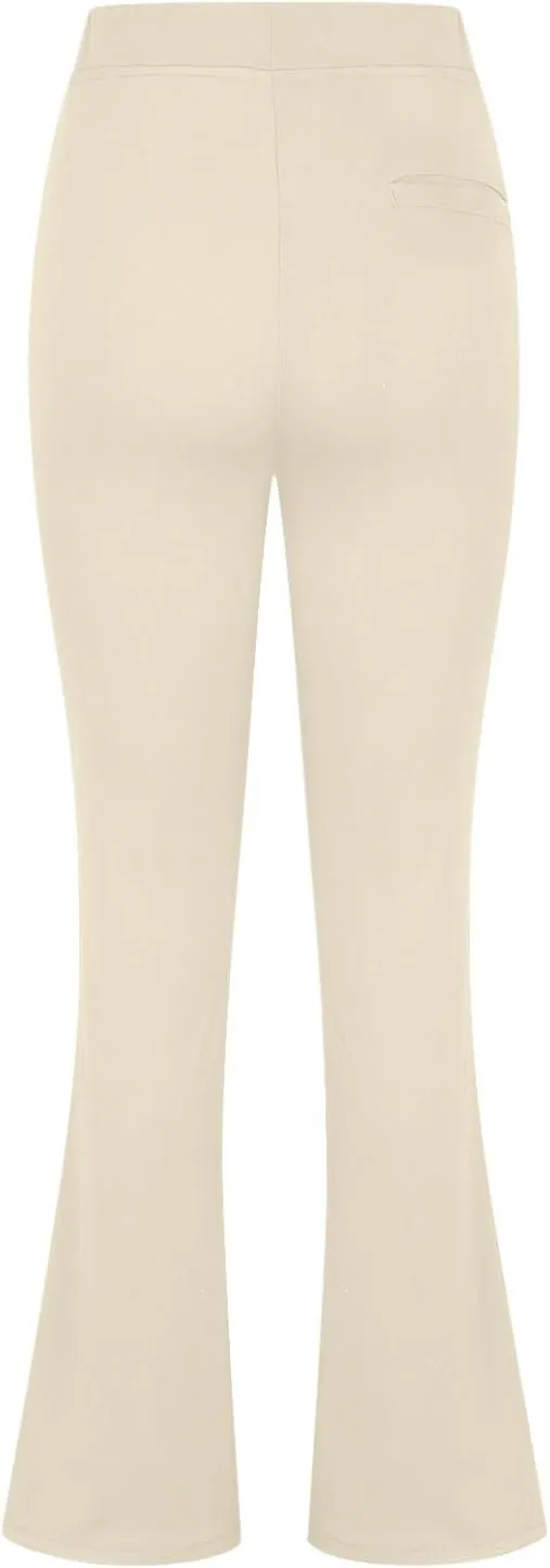Slacks for Women 2025 Stretchy Office Pants High Waisted Business Work Pants with Pockets Casual Summer Trousers