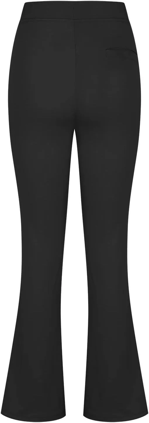 Slacks for Women 2025 Stretchy Office Pants High Waisted Business Work Pants with Pockets Casual Summer Trousers