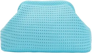 Summer Crochet Beach Bag Woven Clutch Purses for Women 2025 Cloud Dumpling Pouch Purse Crossbody Bag Handbags