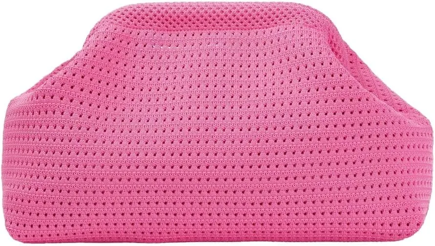 Summer Crochet Beach Bag Woven Clutch Purses for Women 2025 Cloud Dumpling Pouch Purse Crossbody Bag Handbags