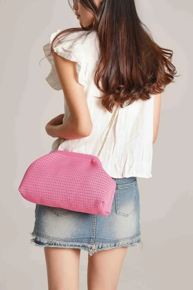 Summer Crochet Beach Bag Woven Clutch Purses for Women 2025 Cloud Dumpling Pouch Purse Crossbody Bag Handbags