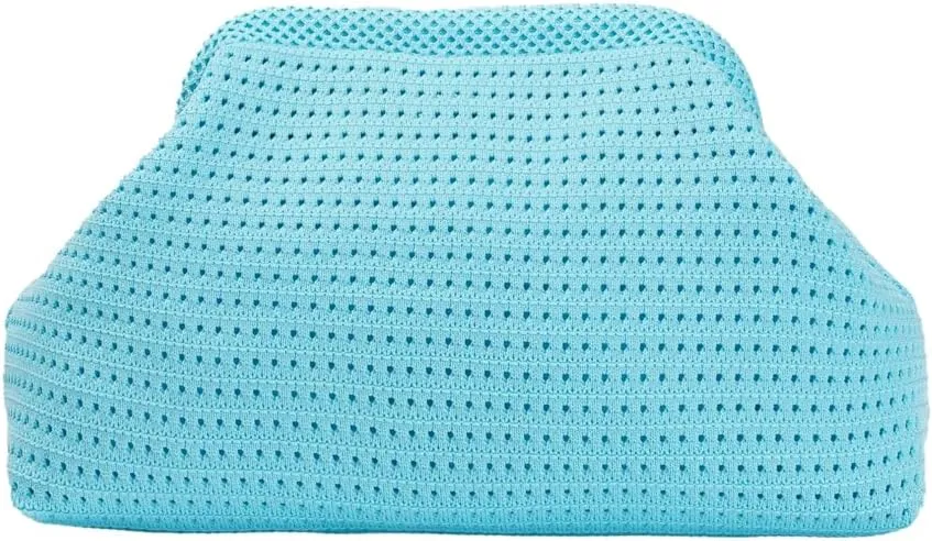 Summer Crochet Beach Bag Woven Clutch Purses for Women 2025 Cloud Dumpling Pouch Purse Crossbody Bag Handbags
