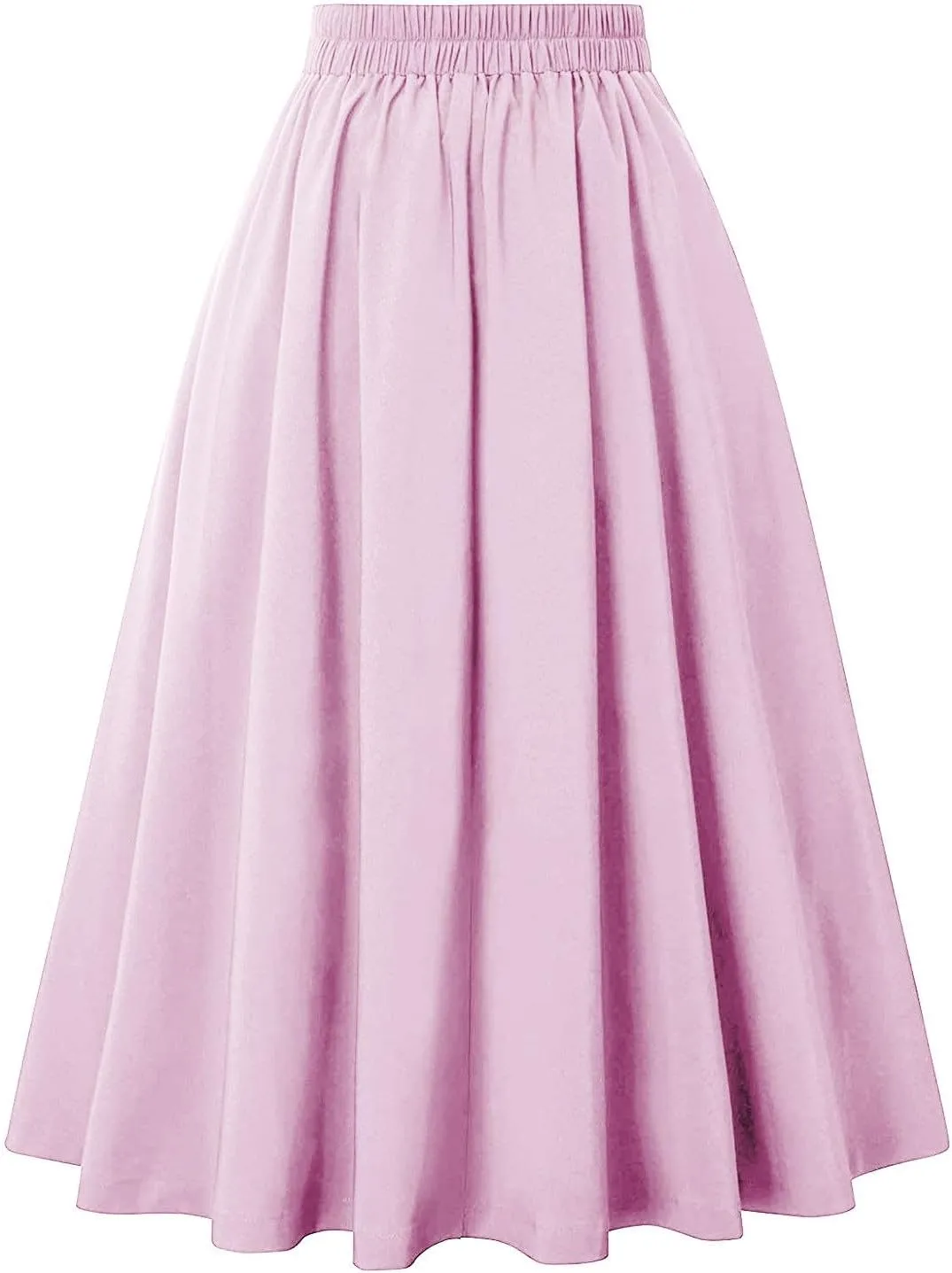 Summer Skirts for Women 2025 Vacation Button Down High Rise Flowy Swing Ruched Flowy Baggy Comfort Skirt